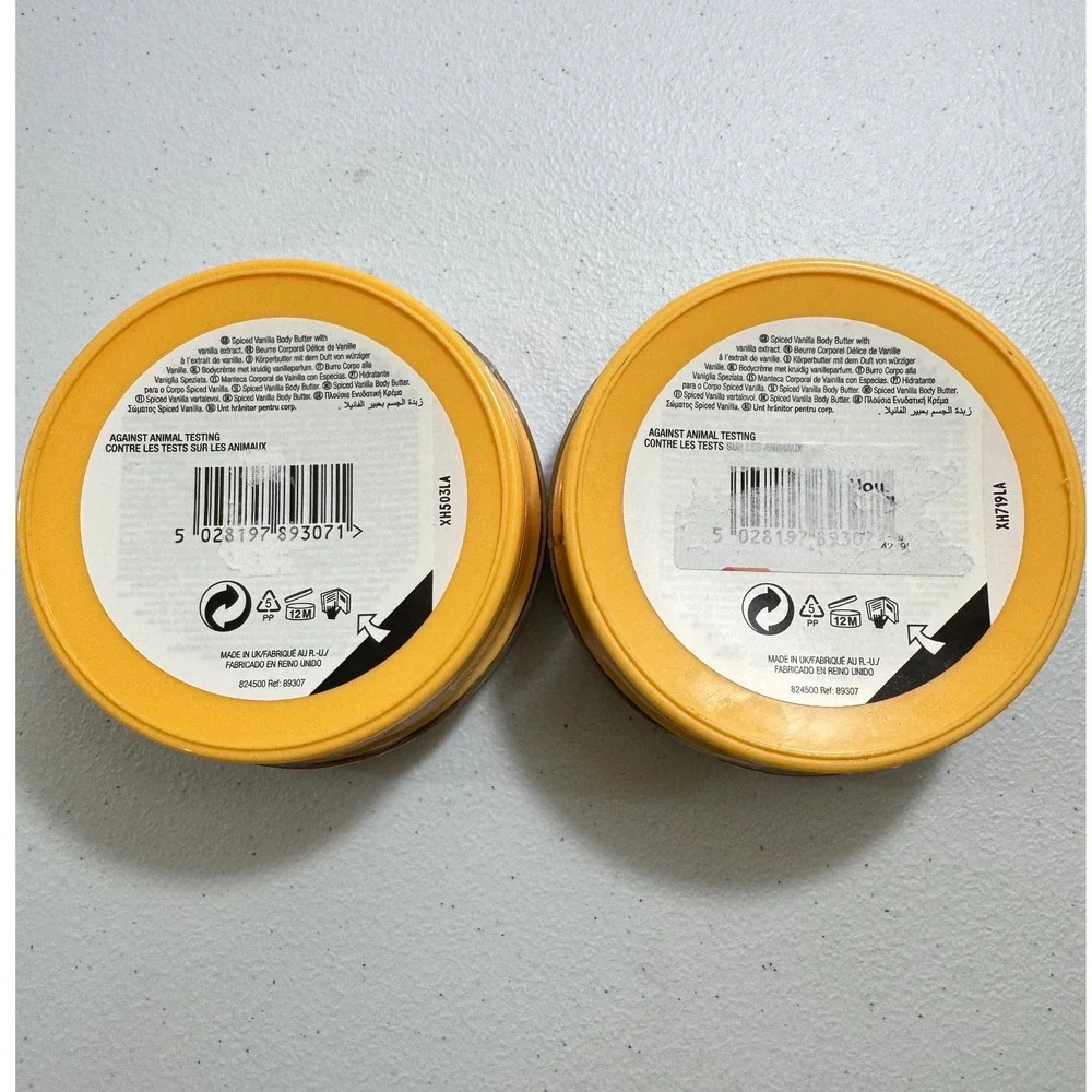 Discontinued The Body Shop Spiced Vanilla Body Butter 6.7 oz 200ml New Two Pack‎